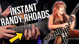 The Randy Rhoads trick that made the Crazy Train Solo iconic