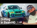 How to drift on keyboard in Beamng