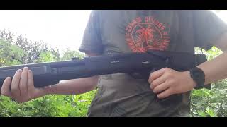 fusil a pompe airsoft 1,2 Joules ( très puissant ) .