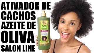 Finalizei Com O Azeite De Oliva Ativador De Cachos Da Salon Line Youtube
