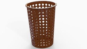 「DESIGN 192」 How to model Recyle bin by Solidworks