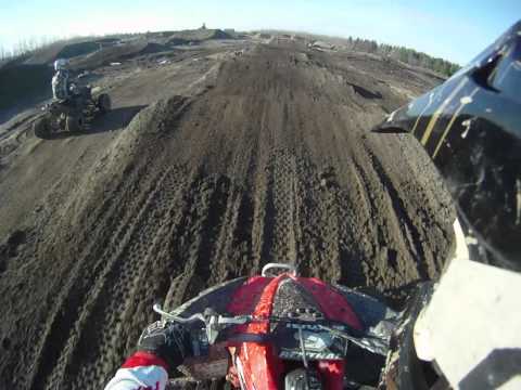 Kawasaki kfx450r ATV Franklin MX Track Potvin GoPr...