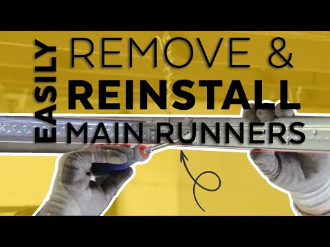 See How to Splice or Remove Two Main Runners | Armstrong Ceiling Solutions