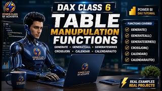 DAX Master Course Class 6 | GENERATE, CROSSJOIN & CALENDAR Functions