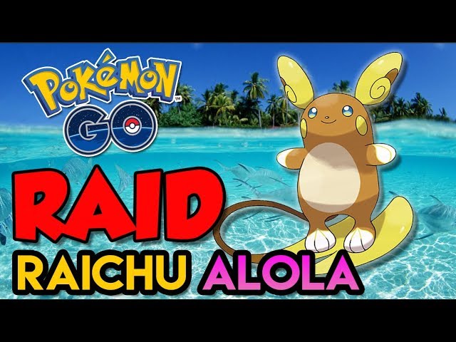 SOLANDO RAICHU DE ALOLA - Pokémon Go