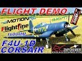 Flightline 1600mm F4U-1D Corsair Flight Review By: RCINFORMER