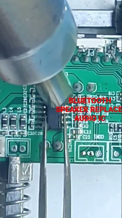 Speaker Bluetooth tidak ada audio - Diperbaiki dengan mengganti IC Audio