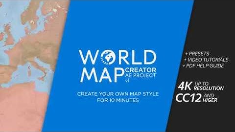 World Map Creator.After Effects Templates.VideoHive