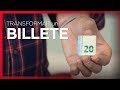 Cómo TRANSFORMAR papel en BILLETES  - Truco de magia con dinero 💸 💸