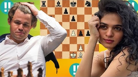 Carlsen Faces Tania Sachdev in a Thrilling Chess Duel