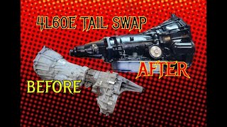 HOW TO SWAP 4L60E Output Tail Shaft 4x4 to 2wd Conversion