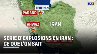 Srie Dexplosions En Iran  Ce Que Lon Sait lci