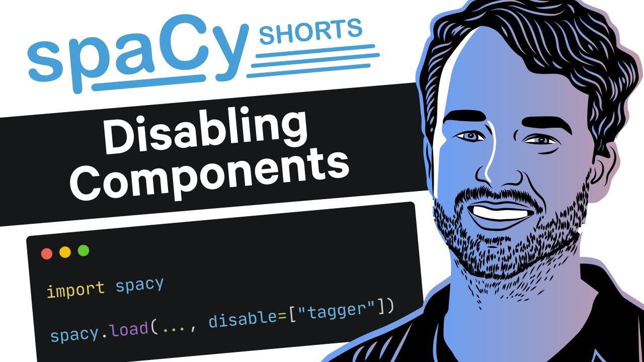 How To Disable Unused Pipeline Components SpaCy Shorts YouTube