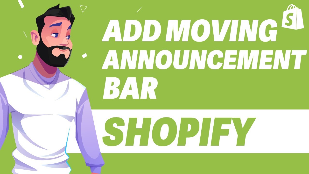 how-to-add-moving-announcement-bar-in-shopify-update-2024-youtube