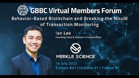 "Behavior-Based Blockchain and Breaking the Mould of Transaction Monitoring" with Merkle Science