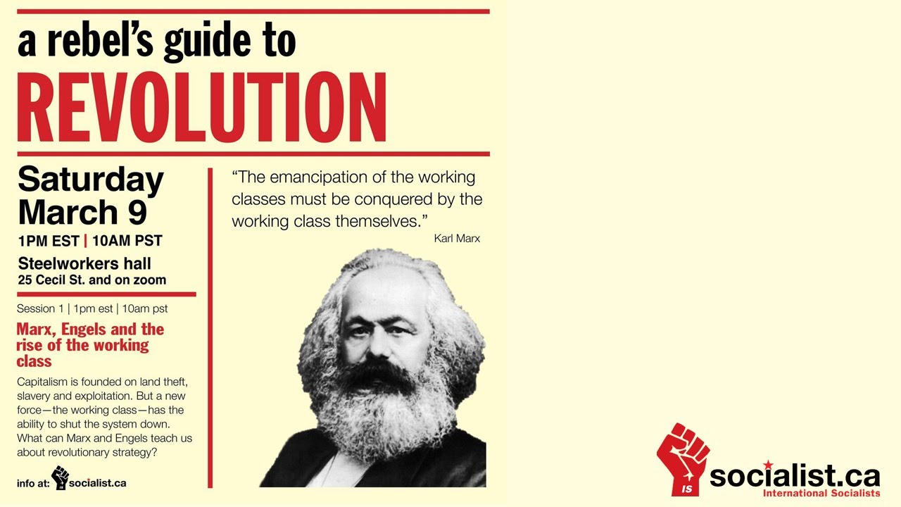 Marx Rise Marx, Engels and the rise of the working class - YouTube
