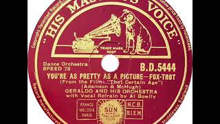 Download Lagu Geraldo - You're As Pretty As A Picture (Al Bowlly) MP3