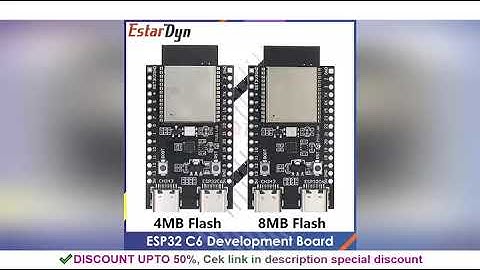 ESP32-C6 ESP32 WiFi+Bluetooth Internet Of Things Dual Type-C Development Board ESP 32 Core Board ESP