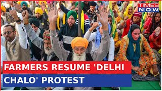 Delhi Chalo Protest: Farmers Set To Commence March Towards Delhi; Security Heightened At Border