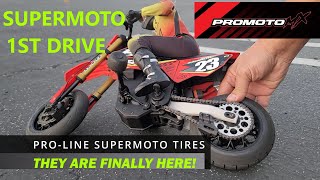 LOSI PROMOTO Pro-Line SUperMoto Tires FiNALLY Arrive! Lets Try Them!