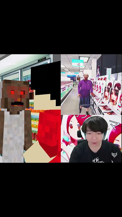 Animasi vs Original - GRANNY KE MINIMARKET - MiawAug The Convenience Store Animated