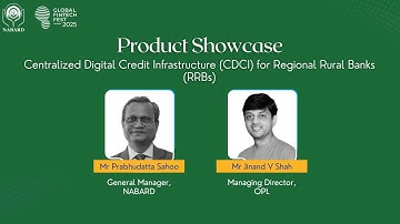 Product Showcase: Centralised Digital Credit Infrastructure (CDCI) - Jan Sethu