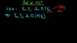 Propensity score theorem proof - part 1