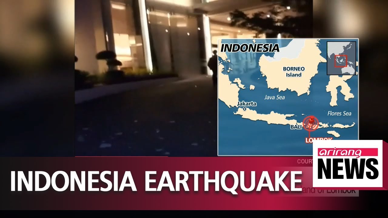 The Latest: Strong quake cuts power across Indonesian island