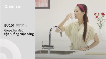Nước sạch giữ khoáng cùng phái đẹp tận hưởng cuộc sống |  EU201 | Mitsubishi Cleansui