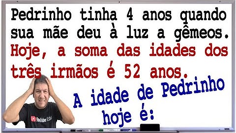 2 QUESTÕES DE CONCURSOS COM IDADES - PROBLEMA DO 1º GRAU - Prof Robson Liers - Mathematicamente