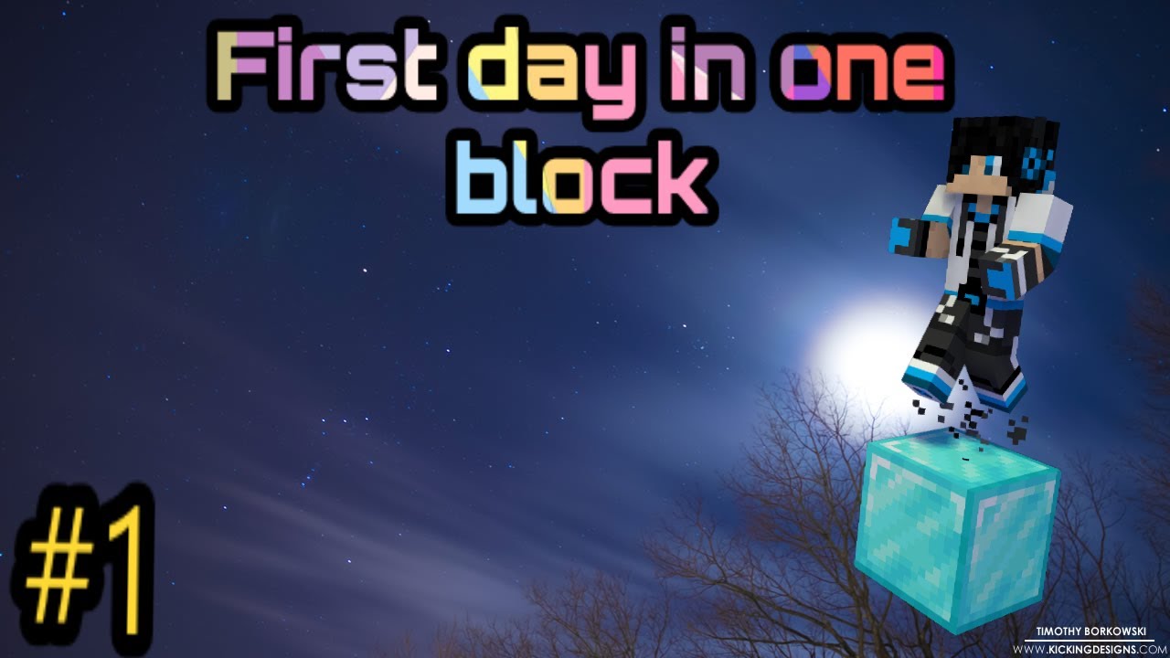 First day in one block #1 || (Minecraft one block season 1) - YouTube
