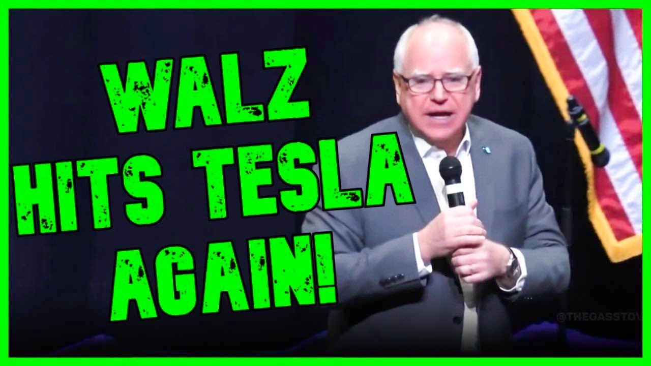 Tim Walz DOUBLES DOWN On Tesla Attacks! | The Kyle Kulinski Show