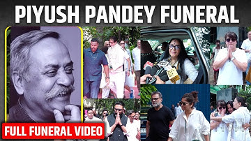 Piyush Pandey Full Funeral Video | Amitabh & Abhsihek Bachchan, Ila Arun, Manoj Pahwa