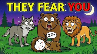 Why Wild Predators Never Attacked Sleeping Ancient Humans?