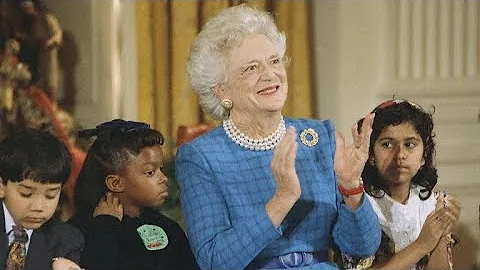 Former presidents, first ladies honor Barbara Bush