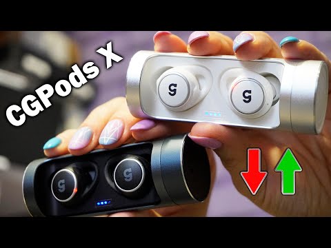 ТЕПЕРЬ НАМНОГО ЛУЧШЕ! TWS-наушники CGPods X! ОБЗОР и сравнение с CGPods 5.0