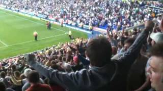 Villa goal v Blues Sept 09 .