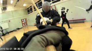 POV bayonet vs sabre sparring