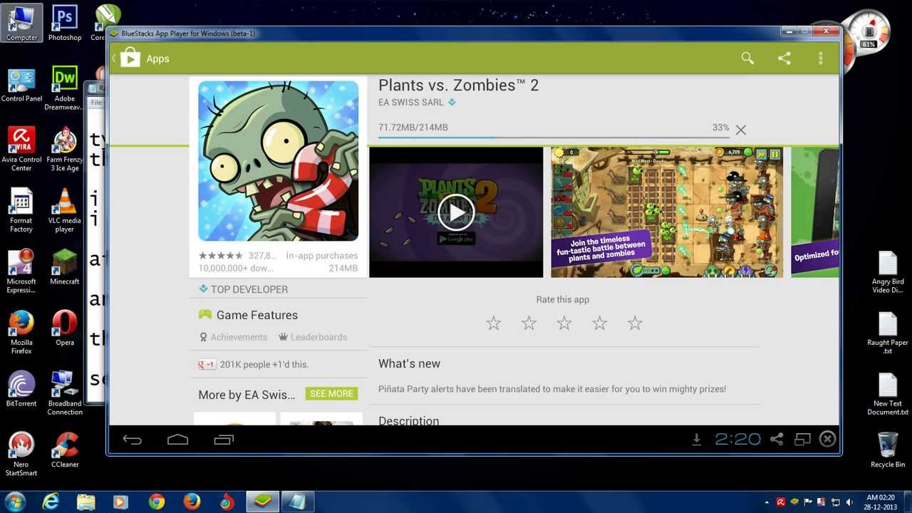 How To Download Install Plants Vs Zombies 2 Game In Pc 2013 Free Windows Mac Youtube