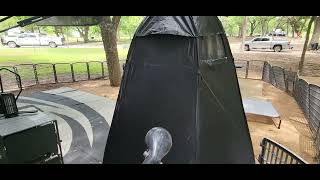 The Pop Up Shower Tent That Saves My Grey Tank Every Trip