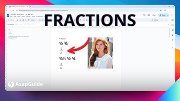 How to Write a Fraction in Google Docs