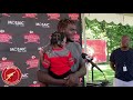 Chiefs training camp 2019: DE Frank Clark speaks to the media