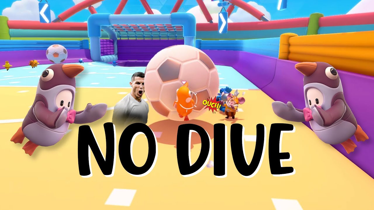 Fall Ball | No Dive Challenge | Bert 🐧 - Fall Guys