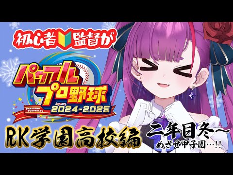 《 パワプロ2025 栄冠ナイン 》初心者🔰監督の二年目冬⛄《 焔魔るり/RK Musicライブユニオン 》