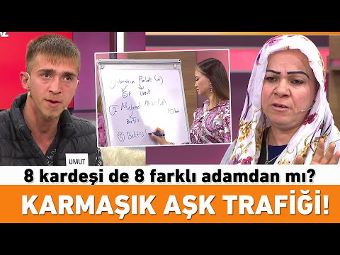 8 kardeşi de 8 farklı adamdan mı? Karmaşık aşk trafiği pes dedirtti!