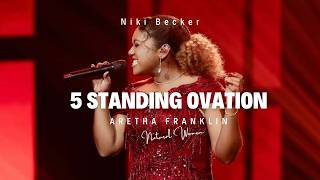PECAH! Niki Becker Raih 5 Standing Ovation Bawakan 'A Natural Woman' | Indonesian Idol XIV