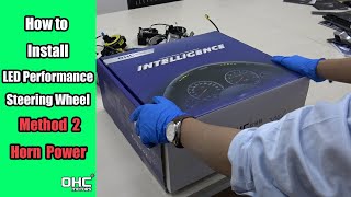 How to install the LED Performance Steering Wheel Method 2 (NEW)