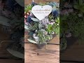 Trauerherz Grabgesteck mit Sempervivum - liebevolle Erinnerung für Grab &amp; Gedenktage