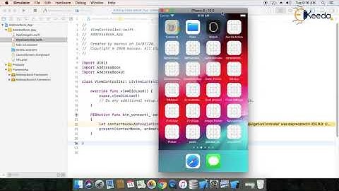 Addressbook Contacts Framework for Accessing ContactBook