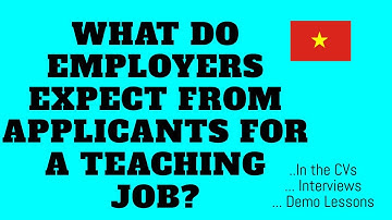 How To Get A Teaching Job In Vietnam 2021 |CVs , Interviews & Demo Lessons  | DRWilson